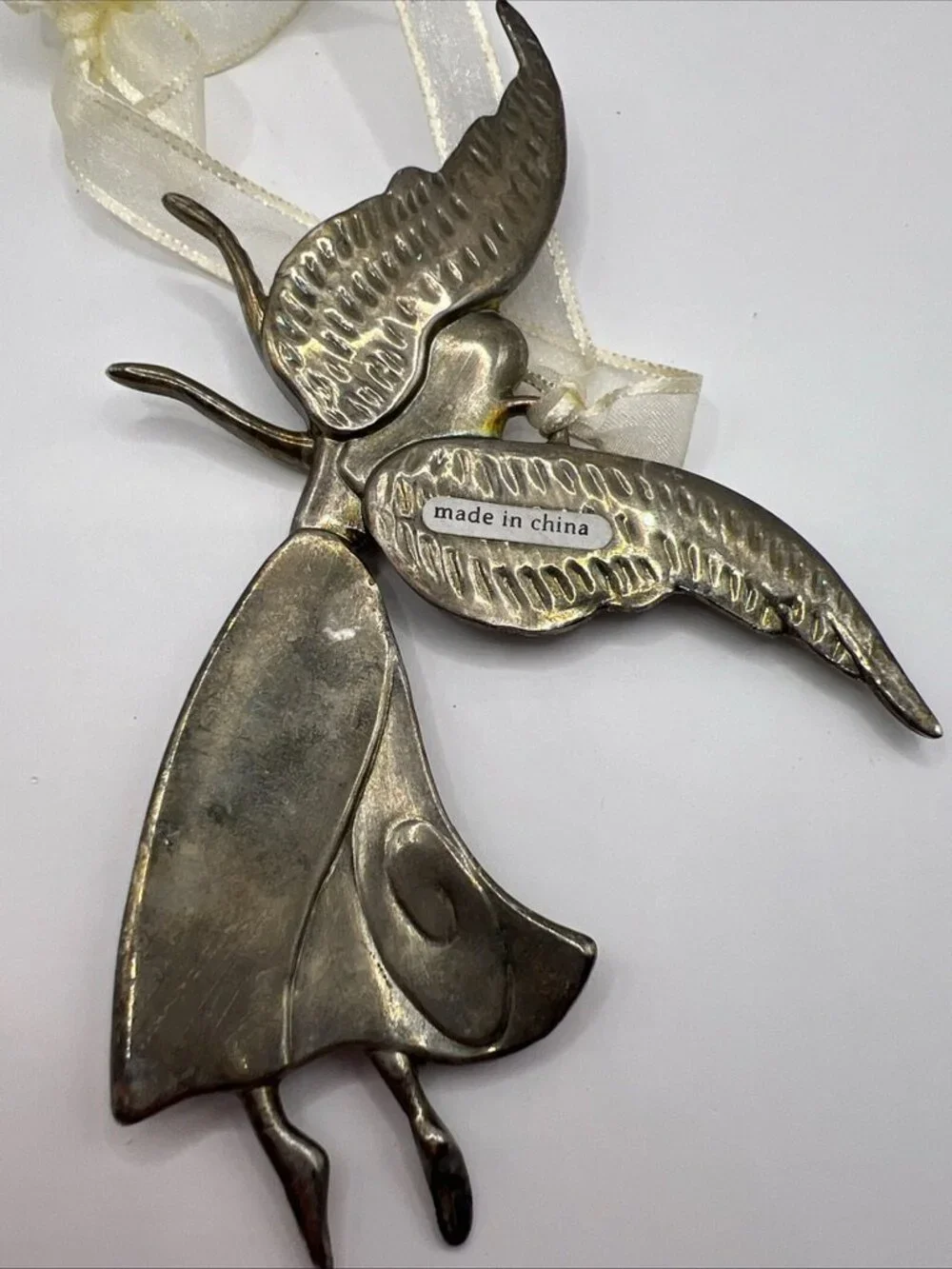 Angelic Reflections Pewter Ornament “good women” Quote Inscription 6x4”